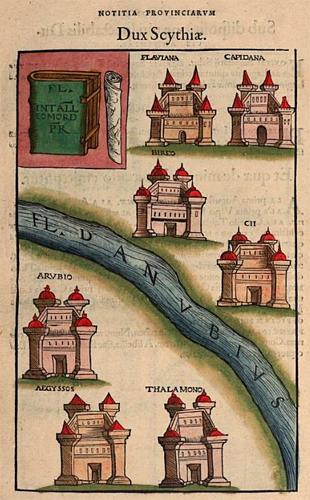 Frontpiece showing forts