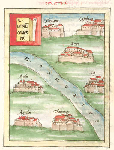 Frontpiece showing forts