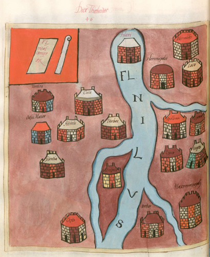 Frontpiece showing forts