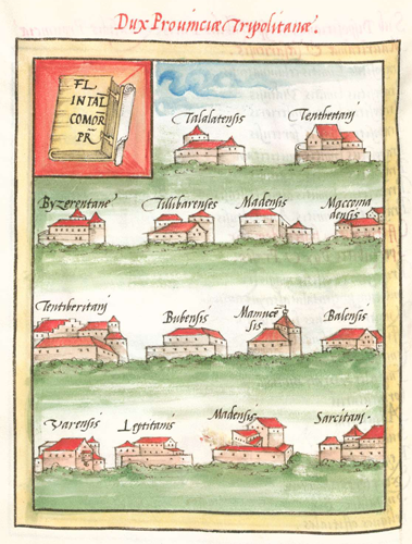 Frontpiece showing towns