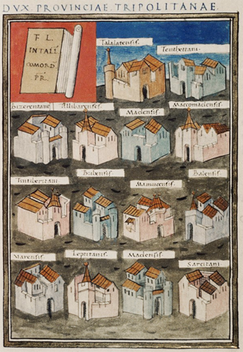 Frontpiece showing towns