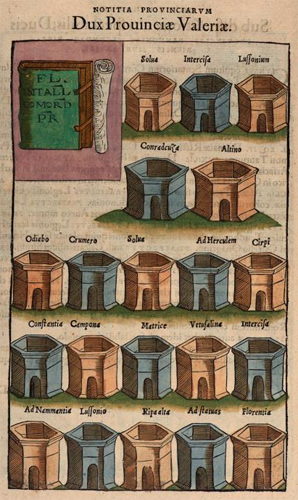 Frontpiece showing forts