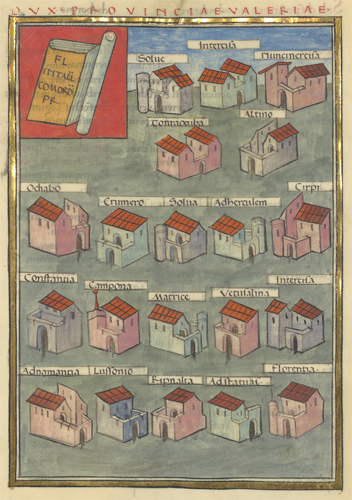 Frontpiece showing forts