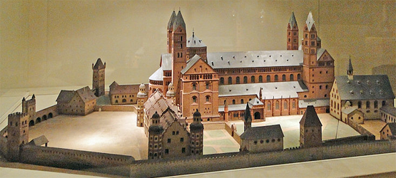 Speyer Cathedral model